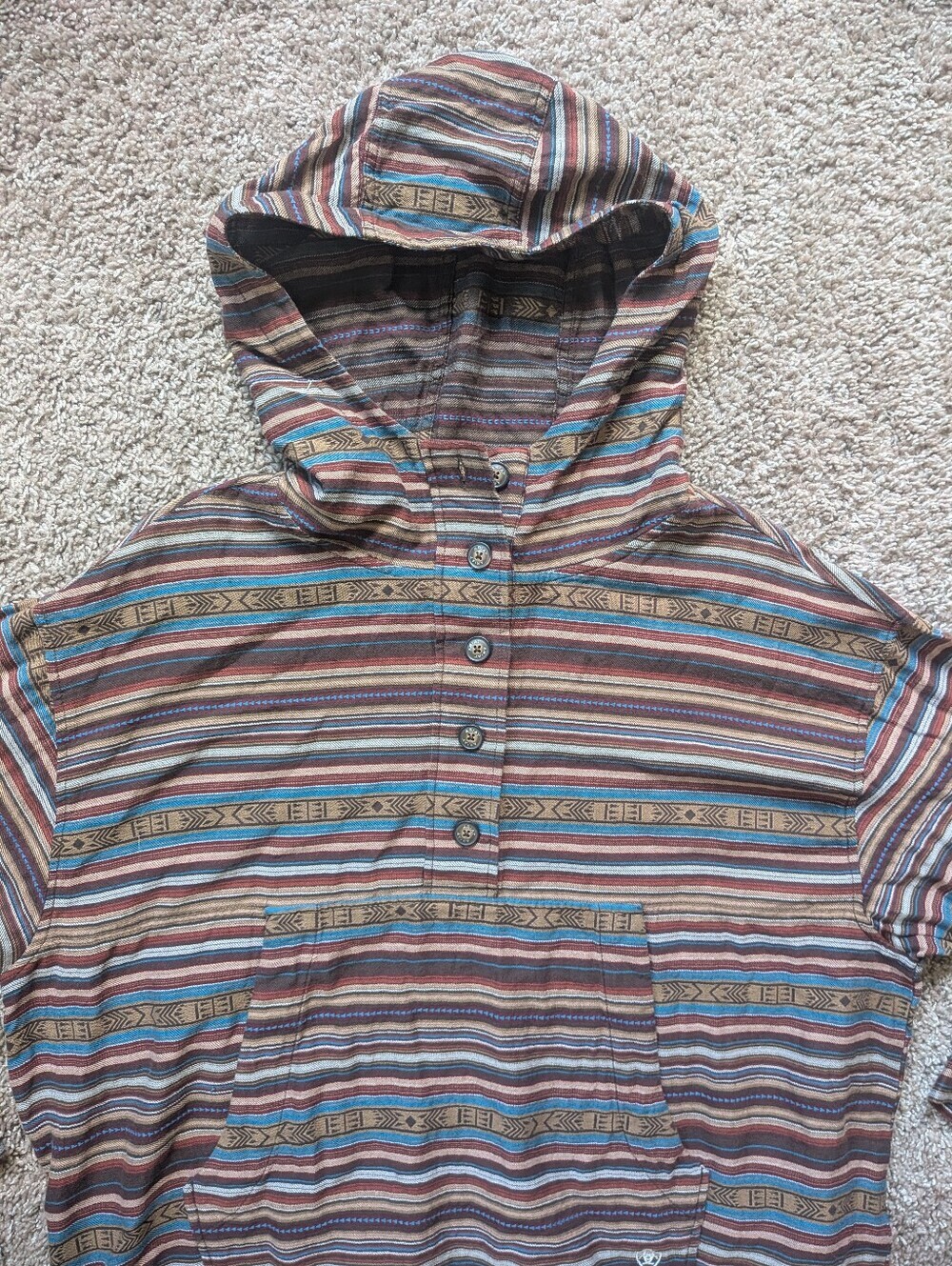 Ariat Southwestern Lightweight Hoodie Women's XL - Picture 3 of 12